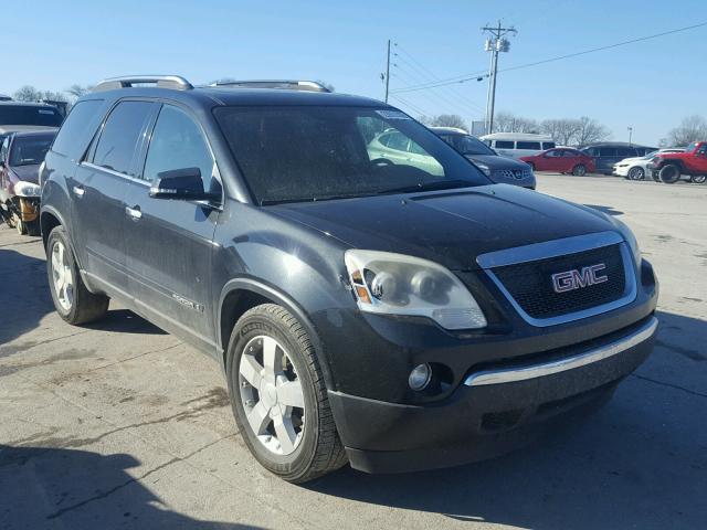 1GKER23718J220645 - 2008 GMC ACADIA SLT BLACK photo 1