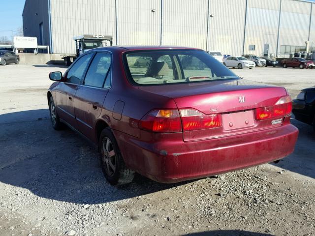 JHMCG5670YC022907 - 2000 HONDA ACCORD SE MAROON photo 3