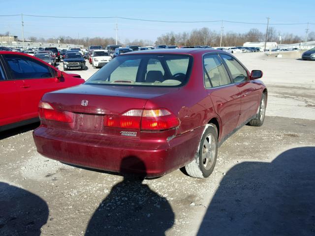 JHMCG5670YC022907 - 2000 HONDA ACCORD SE MAROON photo 4