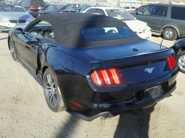 1FATP8UH7H5287638 - 2017 FORD MUSTANG BLACK photo 3