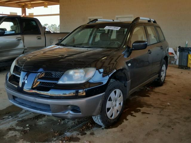 JA4LX31GX3U058551 - 2003 MITSUBISHI OUTLANDER BLACK photo 2