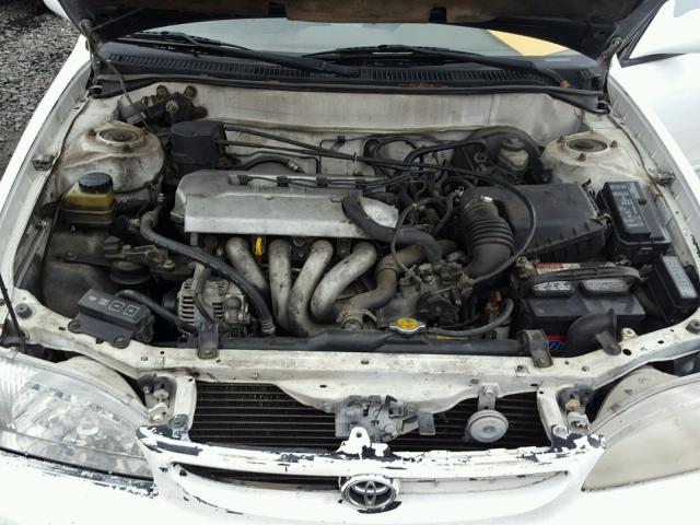 1NXBR18EXWZ018202 - 1998 TOYOTA COROLLA VE WHITE photo 7