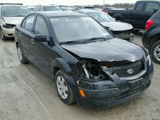 KNADE223896494878 - 2009 KIA RIO BASE BLACK photo 1