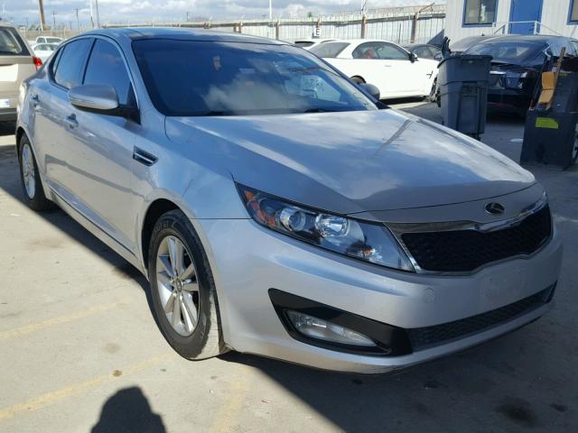 KNAGN4A72B5087289 - 2011 KIA OPTIMA EX SILVER photo 1