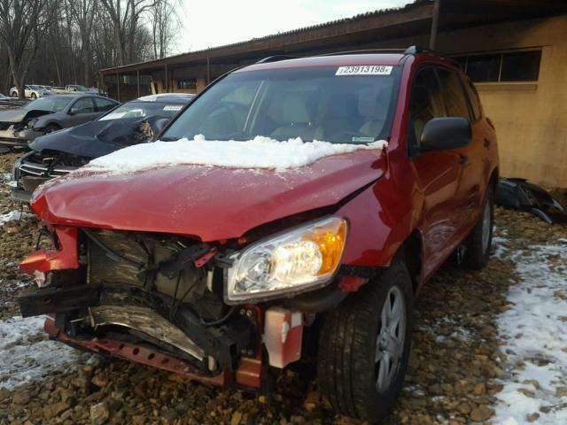 2T3BF4DV6CW253683 - 2012 TOYOTA RAV4 RED photo 2