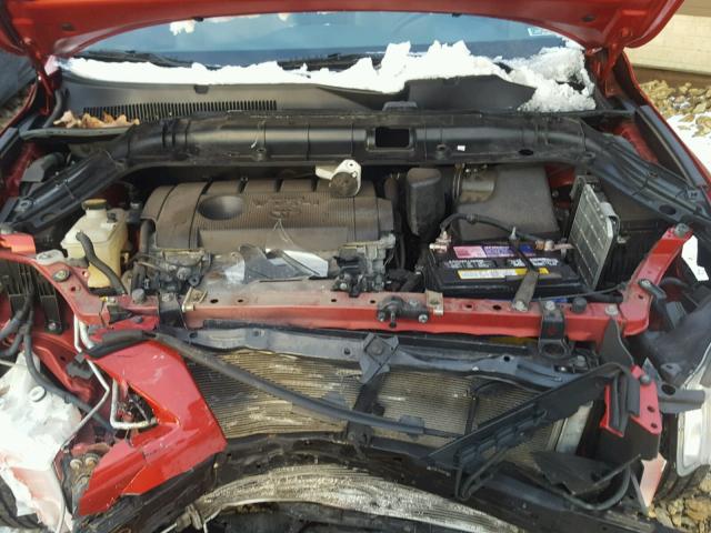 2T3BF4DV6CW253683 - 2012 TOYOTA RAV4 RED photo 7