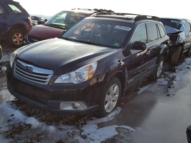 4S4BRBGC5B3448161 - 2011 SUBARU OUTBACK 2. BLACK photo 2