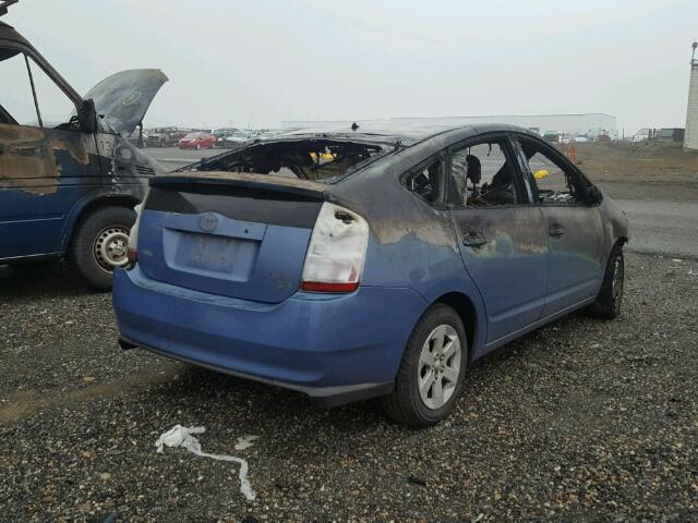 JTDKB20U997864065 - 2009 TOYOTA PRIUS BLUE photo 4