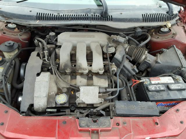 1FAFP53S8XG305298 - 1999 FORD TAURUS SE RED photo 7