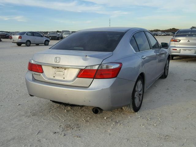 1HGCR2E76DA106295 - 2013 HONDA ACCORD EX SILVER photo 4