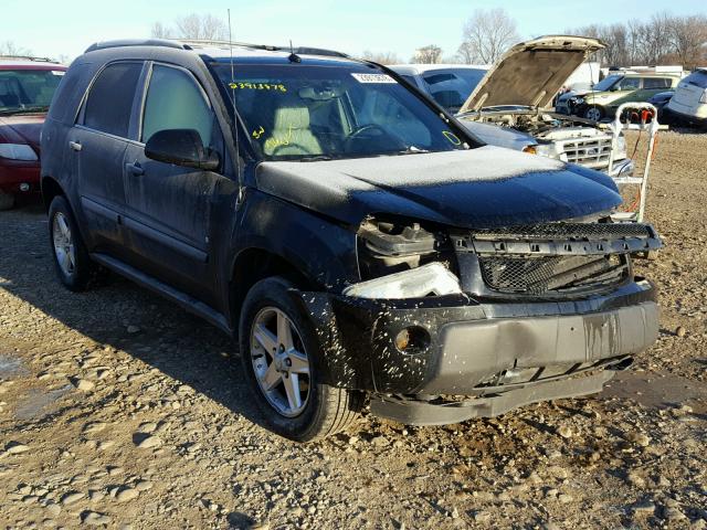 2CNDL73F366103734 - 2006 CHEVROLET EQUINOX LT BLACK photo 1