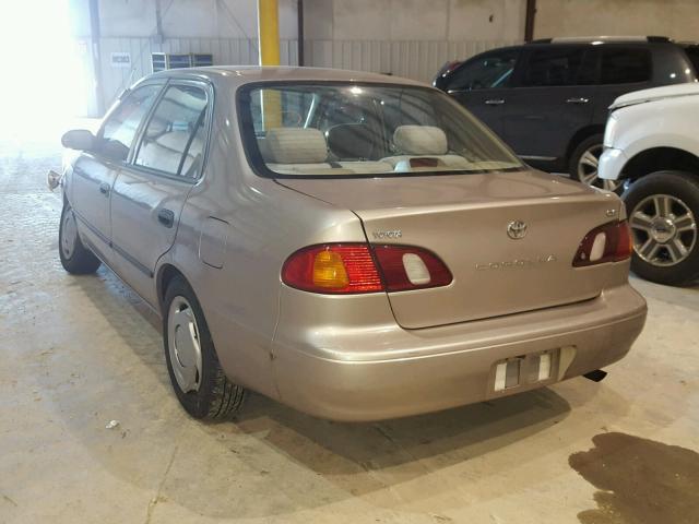 2T1BR12E2WC027602 - 1998 TOYOTA COROLLA VE BEIGE photo 3