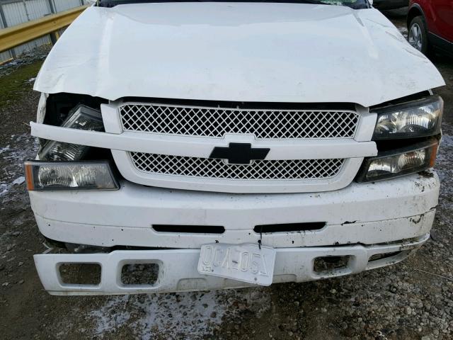 1GCHK23104F171704 - 2004 CHEVROLET SILVERADO WHITE photo 7