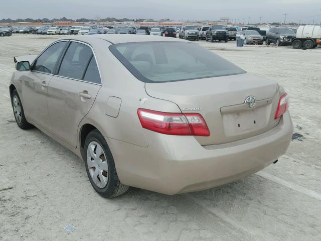 4T4BE46K78R024568 - 2008 TOYOTA CAMRY CE GOLD photo 3