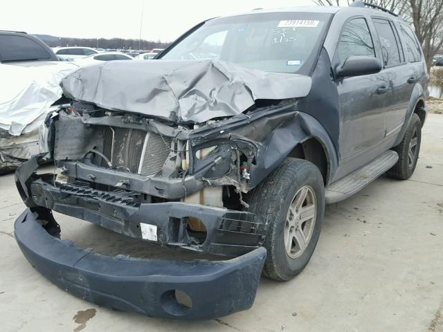 1D4HD48D95F538161 - 2005 DODGE DURANGO SL GRAY photo 2