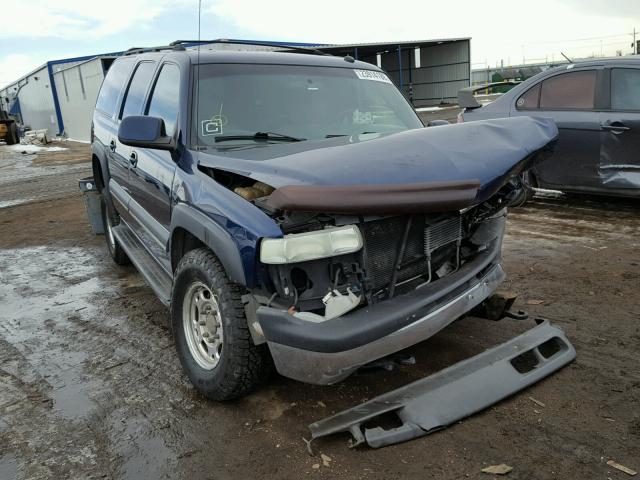 3GNGK26U72G309372 - 2002 CHEVROLET SUBURBAN K BLUE photo 1