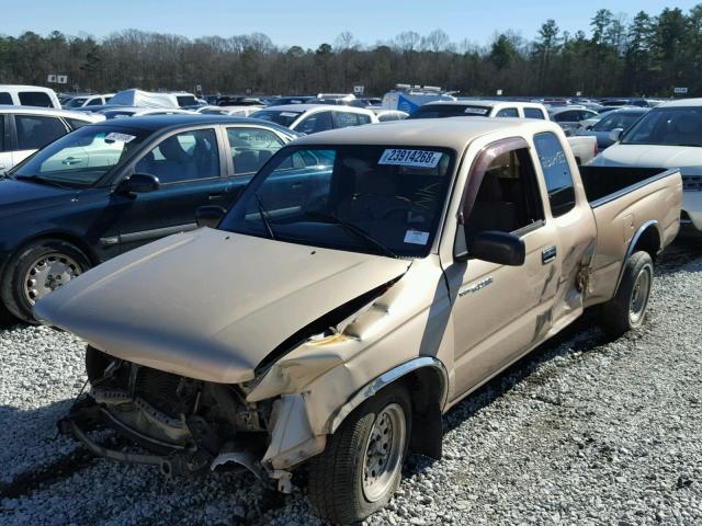 4TAVL52N6VZ230692 - 1997 TOYOTA TACOMA XTR GOLD photo 2