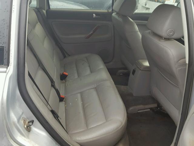 WVWAE63B45P036181 - 2005 VOLKSWAGEN PASSAT GLS SILVER photo 6