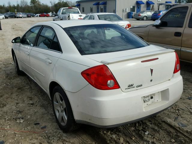 1G2ZG57B384110606 - 2008 PONTIAC G6 BASE WHITE photo 3