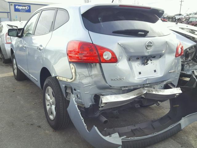 JN8AS5MT1DW012455 - 2013 NISSAN ROGUE S BLUE photo 3