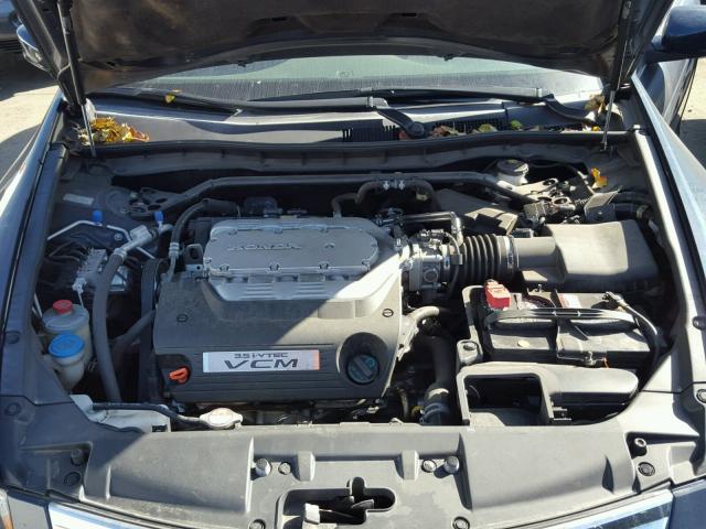 5KBCP3F85AB013628 - 2010 HONDA ACCORD EXL BLUE photo 7