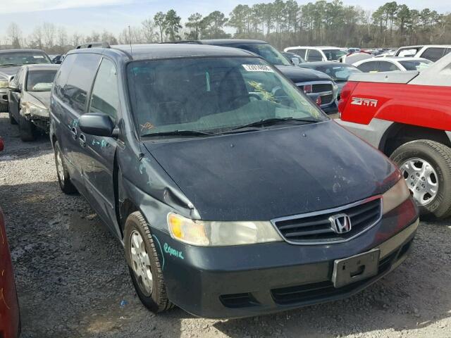 5FNRL18914B025410 - 2004 HONDA ODYSSEY EX GREEN photo 1