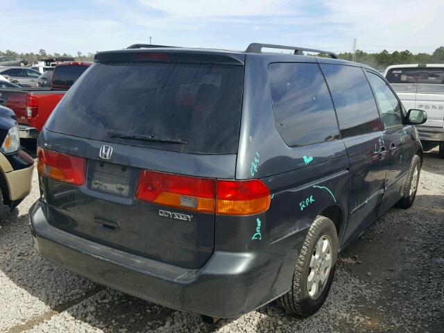 5FNRL18914B025410 - 2004 HONDA ODYSSEY EX GREEN photo 4