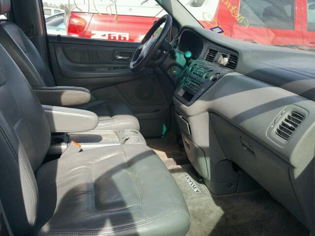 5FNRL18914B025410 - 2004 HONDA ODYSSEY EX GREEN photo 5