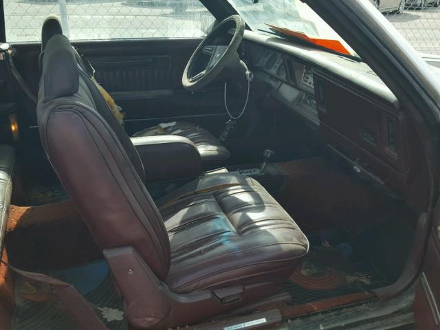 1C3BC55E3GG137053 - 1986 CHRYSLER LEBARON 黑色 照片 5