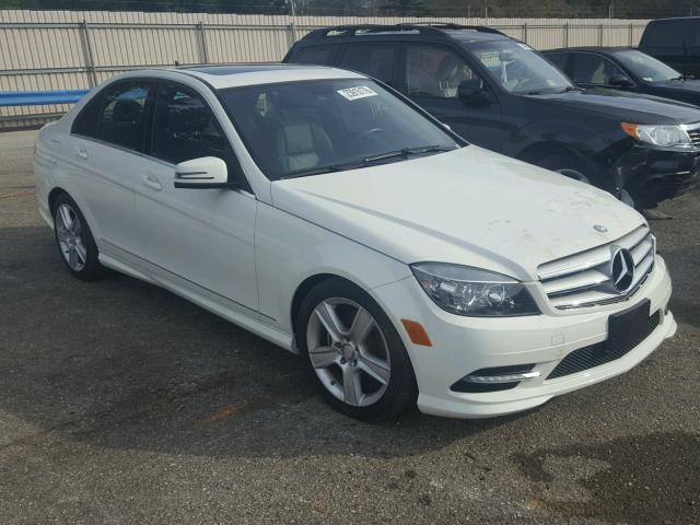 WDDGF5EB8BR187299 - 2011 MERCEDES-BENZ C300 WHITE photo 1