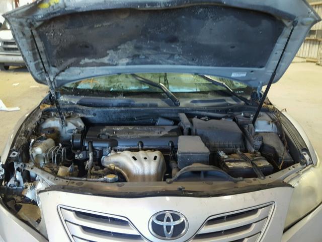 4T1BE46K87U033479 - 2007 TOYOTA CAMRY NEW SILVER photo 7