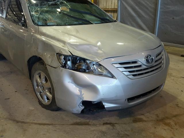 4T1BE46K87U033479 - 2007 TOYOTA CAMRY NEW SILVER photo 9