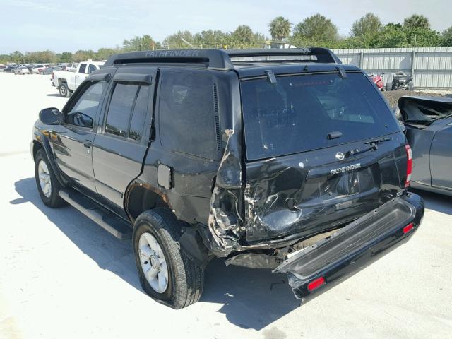 JN8DR09Y94W920815 - 2004 NISSAN PATHFINDER BLACK photo 3