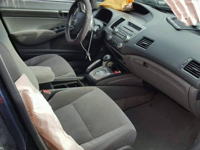 JHMFA16846S011914 - 2006 HONDA CIVIC EX Կապույտ լուսանկար 5