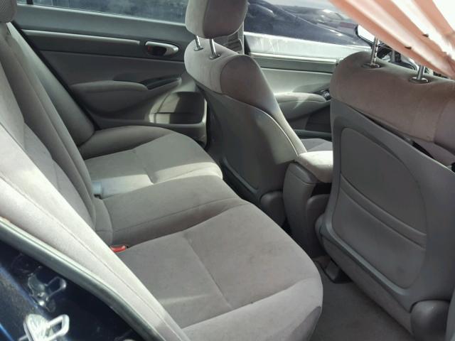 JHMFA16846S011914 - 2006 HONDA CIVIC EX Կապույտ լուսանկար 6