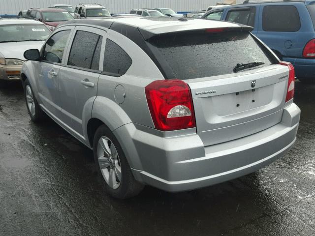 1C3CDWDA0CD532955 - 2012 DODGE CALIBER SX SILVER photo 3