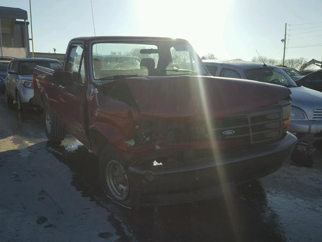 1FTDF15Y1RNB55337 - 1994 FORD F150 MAROON photo 1