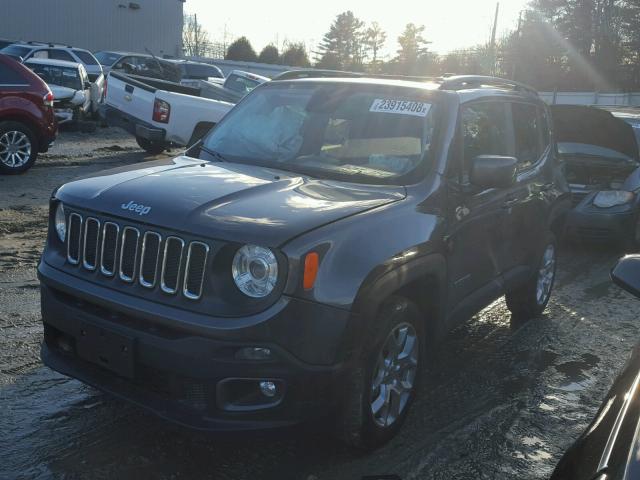 ZACCJBBB9HPF83260 - 2017 JEEP RENEGADE L GRAY photo 2