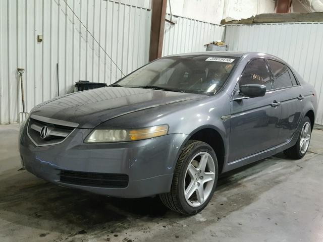 19UUA66255A071577 - 2005 ACURA TL GRAY photo 2