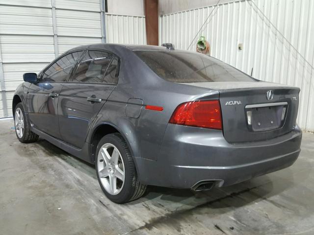 19UUA66255A071577 - 2005 ACURA TL GRAY photo 3