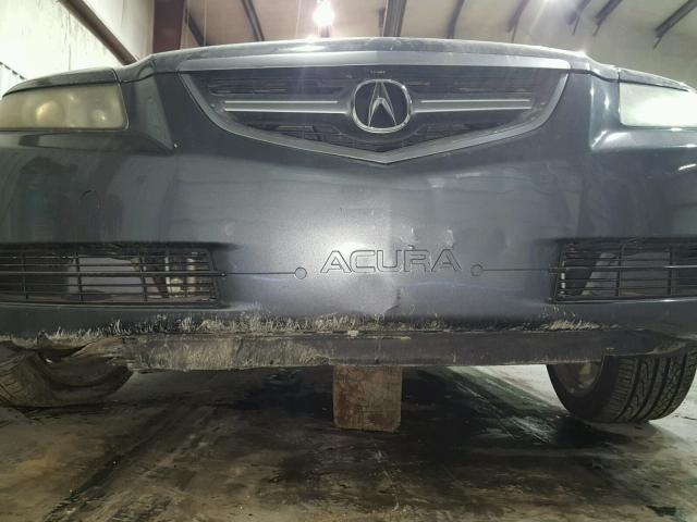 19UUA66255A071577 - 2005 ACURA TL GRAY photo 9