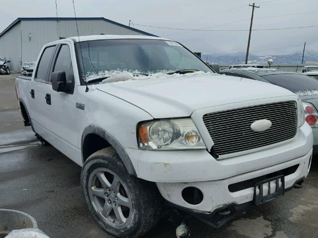 1FTPW14576FB02197 - 2006 FORD F150 SUPER WHITE photo 1