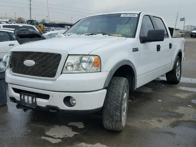 1FTPW14576FB02197 - 2006 FORD F150 SUPER WHITE photo 2