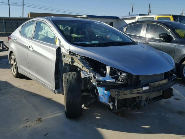 5NPDH4AE2GH673400 - 2016 HYUNDAI ELANTRA SE GRAY photo 1