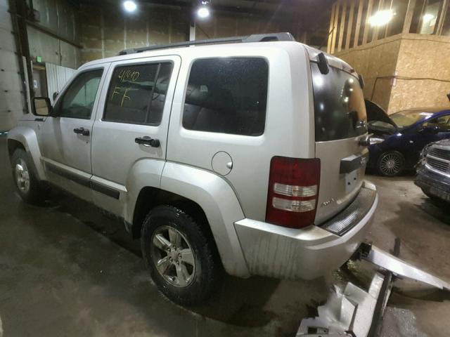 1J8GN28K09W543255 - 2009 JEEP LIBERTY SP SILVER photo 3