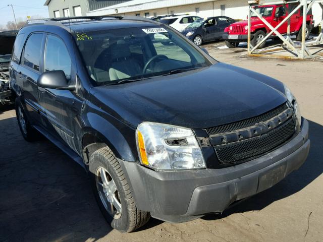 2CNDL13F756059717 - 2005 CHEVROLET EQUINOX LS BLACK photo 1