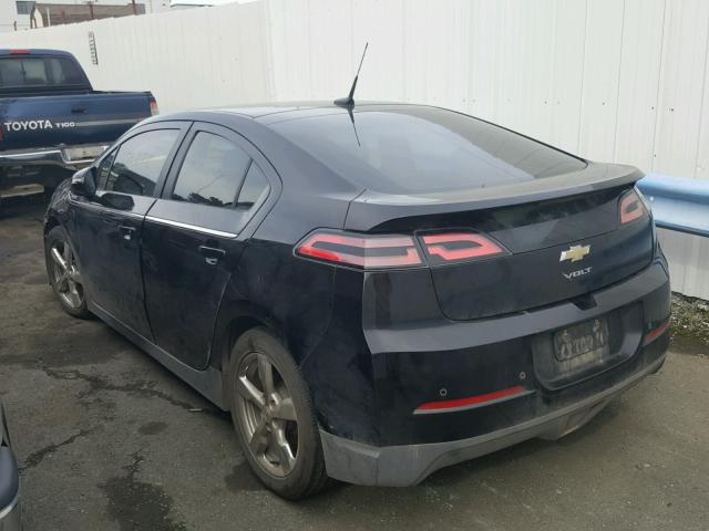 1G1RD6E45BU103865 - 2011 CHEVROLET VOLT BLACK photo 3