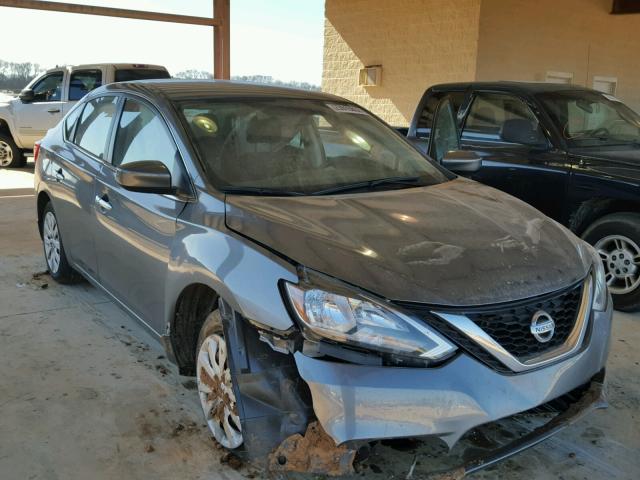 3N1AB7AP7HL638301 - 2017 NISSAN SENTRA S GRAY photo 1