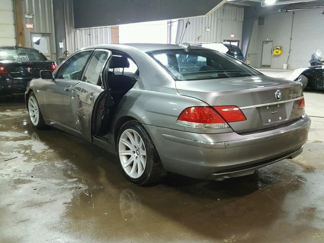 WBAHN83586DT63543 - 2006 BMW 750 LI SILVER photo 3