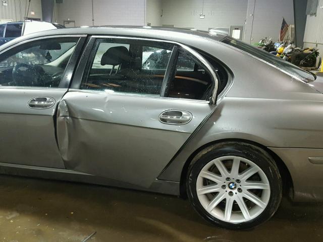 WBAHN83586DT63543 - 2006 BMW 750 LI SILVER photo 9